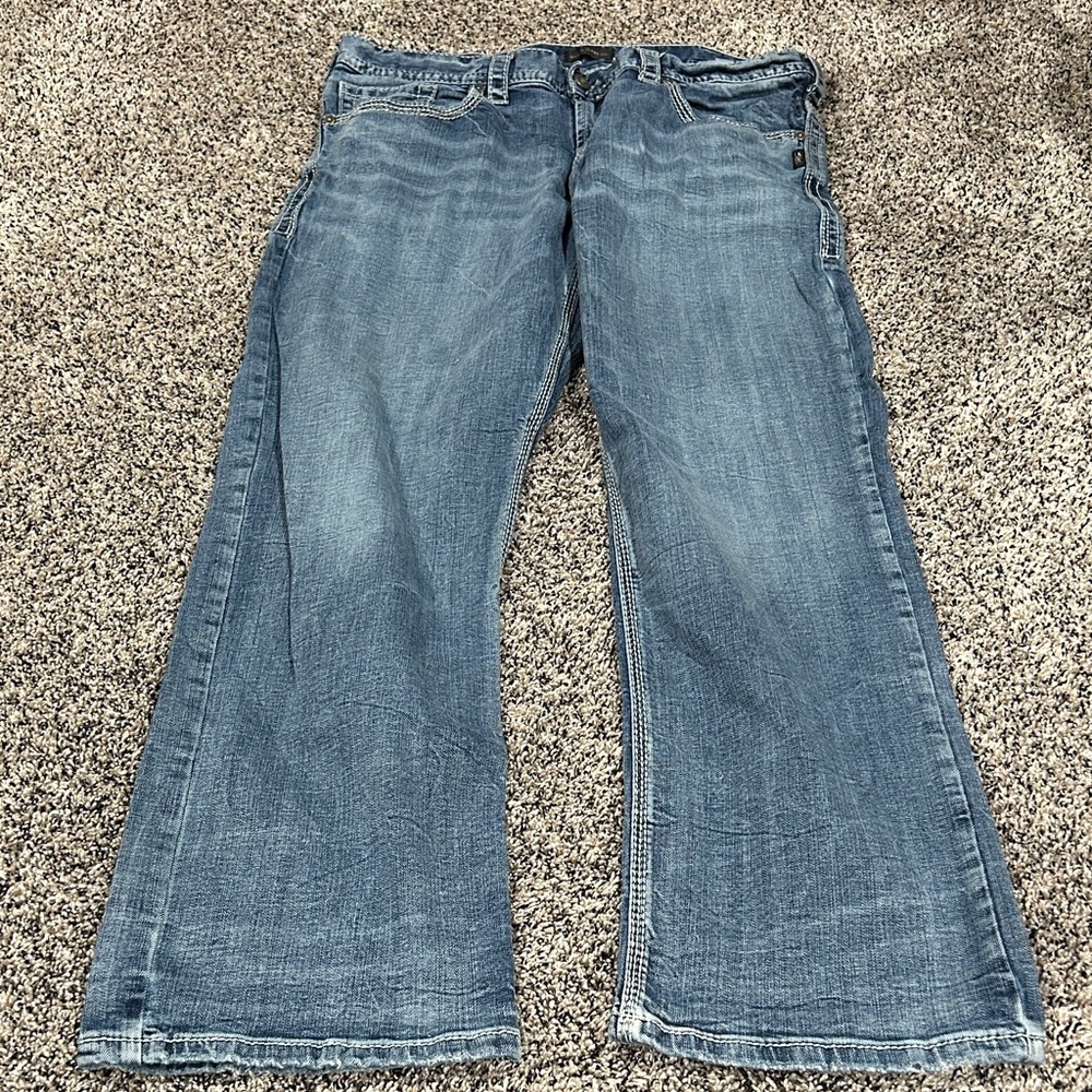 Silver Jeans men’s Gordie Flare Blue Denim